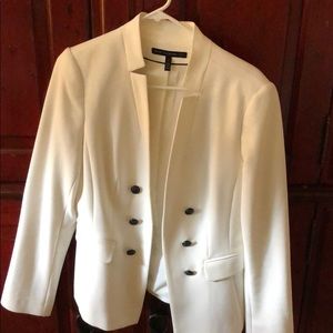 Winter white blazer